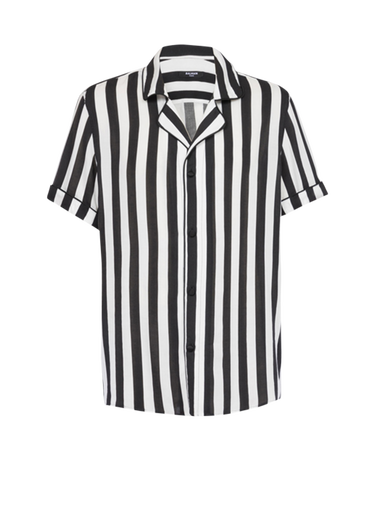 Eco-designed striped shirt