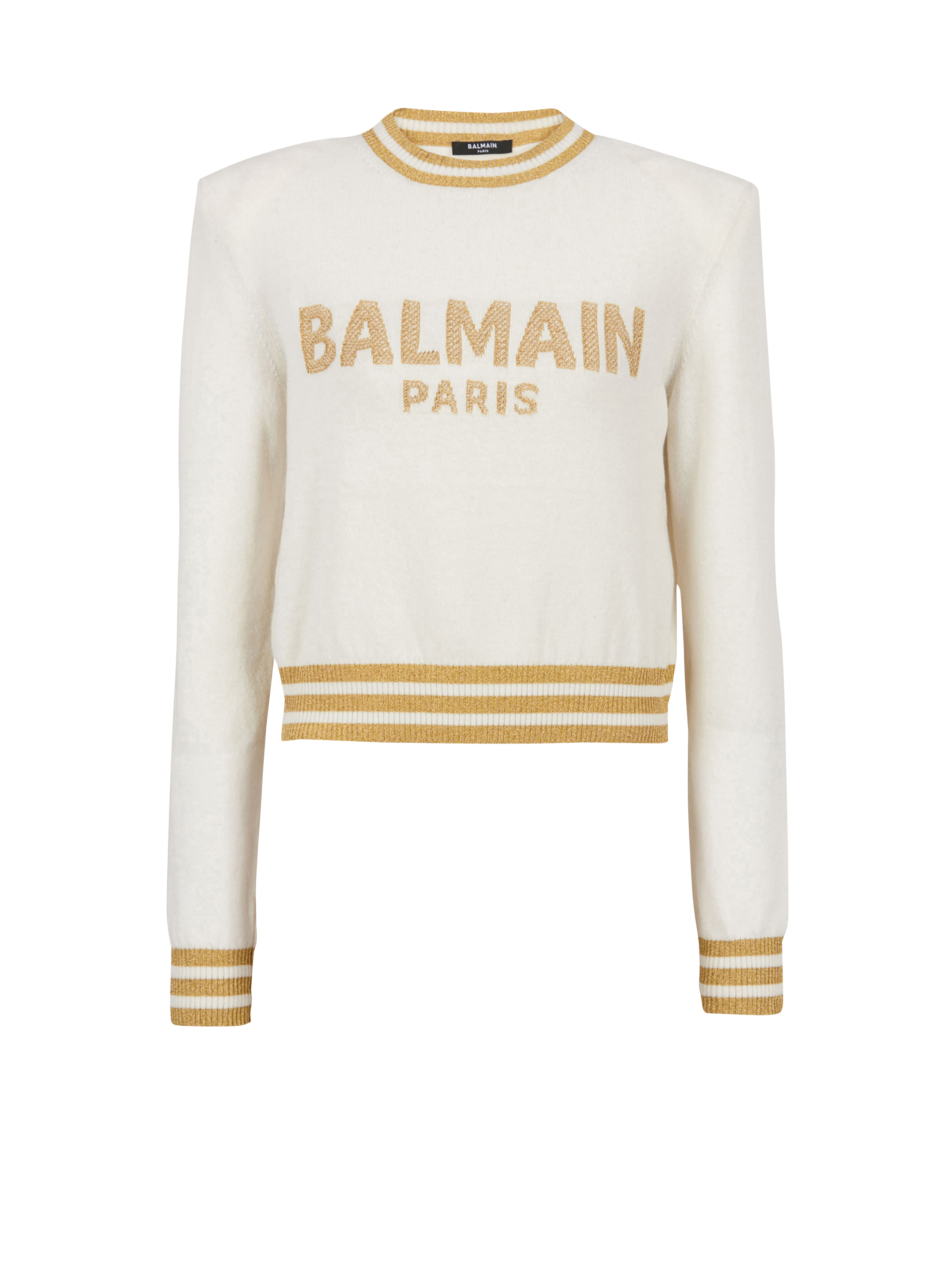 balmain crop jumper
